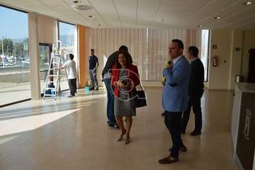 Visita al nuevo edificio administrativo de El Cubillo (Foto TA)
